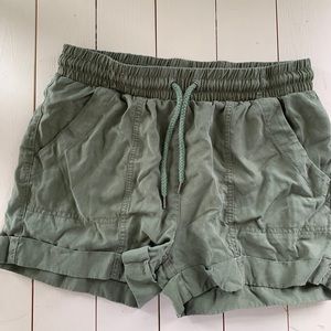 Green Soft Shorts